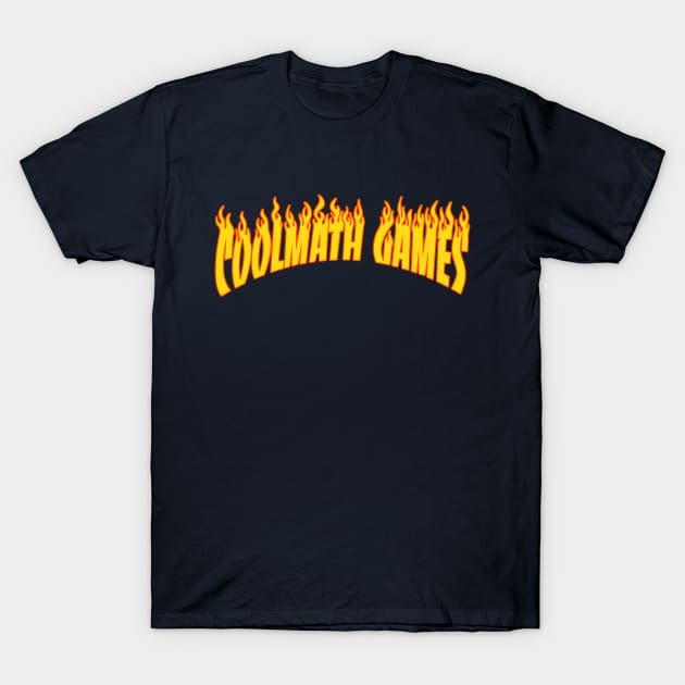 Coolmath Flames T-Shirt by Coolmath Games